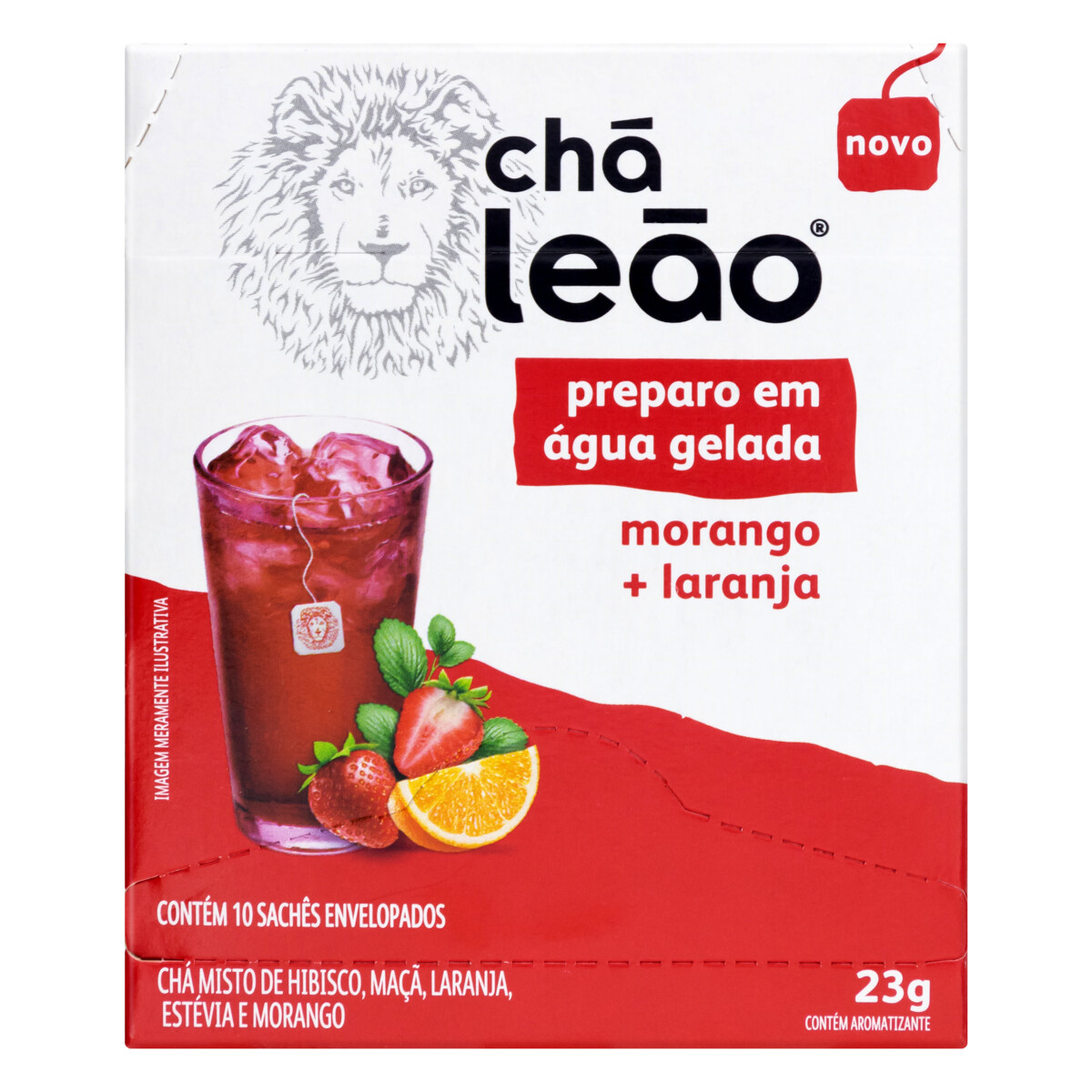 Ch Morango E Laranja Ch Le O Caixa G Unidades Sonda