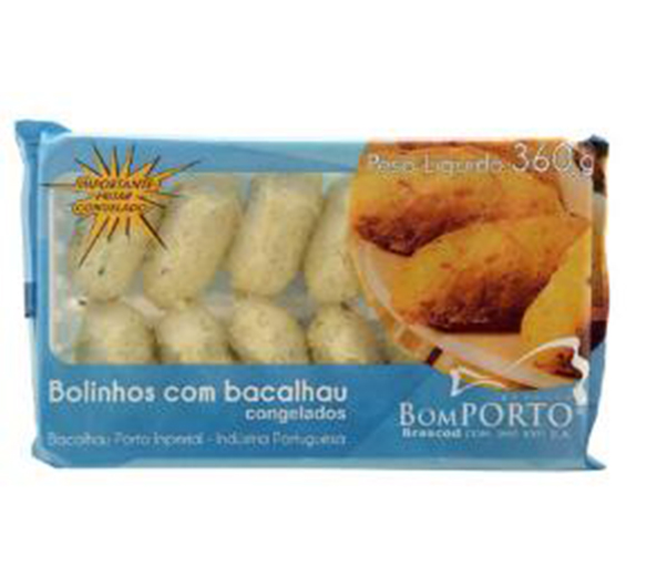 Bolinho De Bacalhau Congelado Bom Porto 360g Sonda Supermercado Delivery