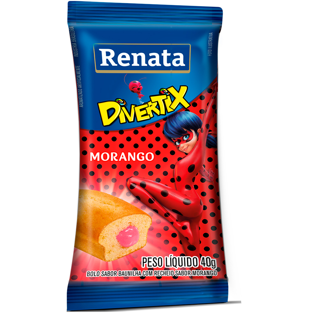 Bolinho De Baunilha Recheio De Morango Divertix Renata G Sonda