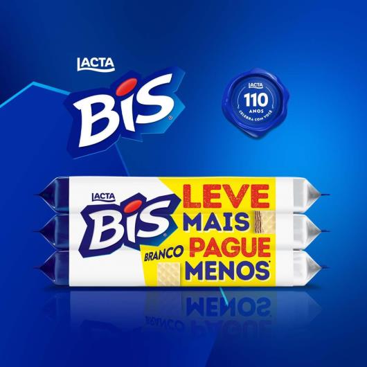 Wafer Lacta Bis Chocolate Branco Multipack Sonda Supermercado Delivery