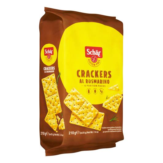 Biscoito Cracker Alecrim sem Glúten Zero Lactose Schär Pacote 210g