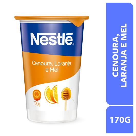 Iogurte Natural Cenoura Laranja e Mel Nestlé Pote 170G Sonda