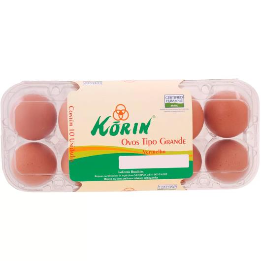 Ovos Vermelho Korin Tipo Grande 10 Unidades Sonda Supermercado