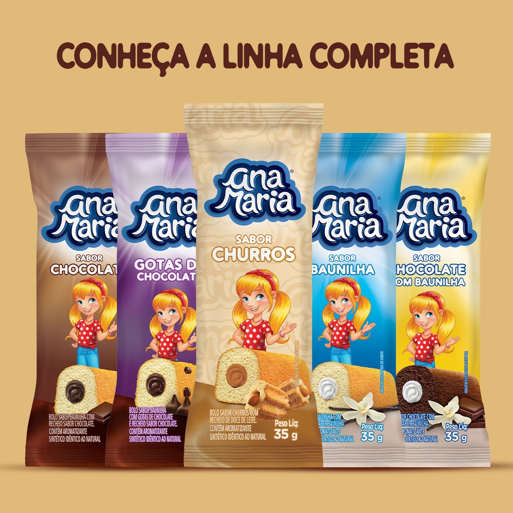 Bolinho Ana Maria Sabor Churros 35g