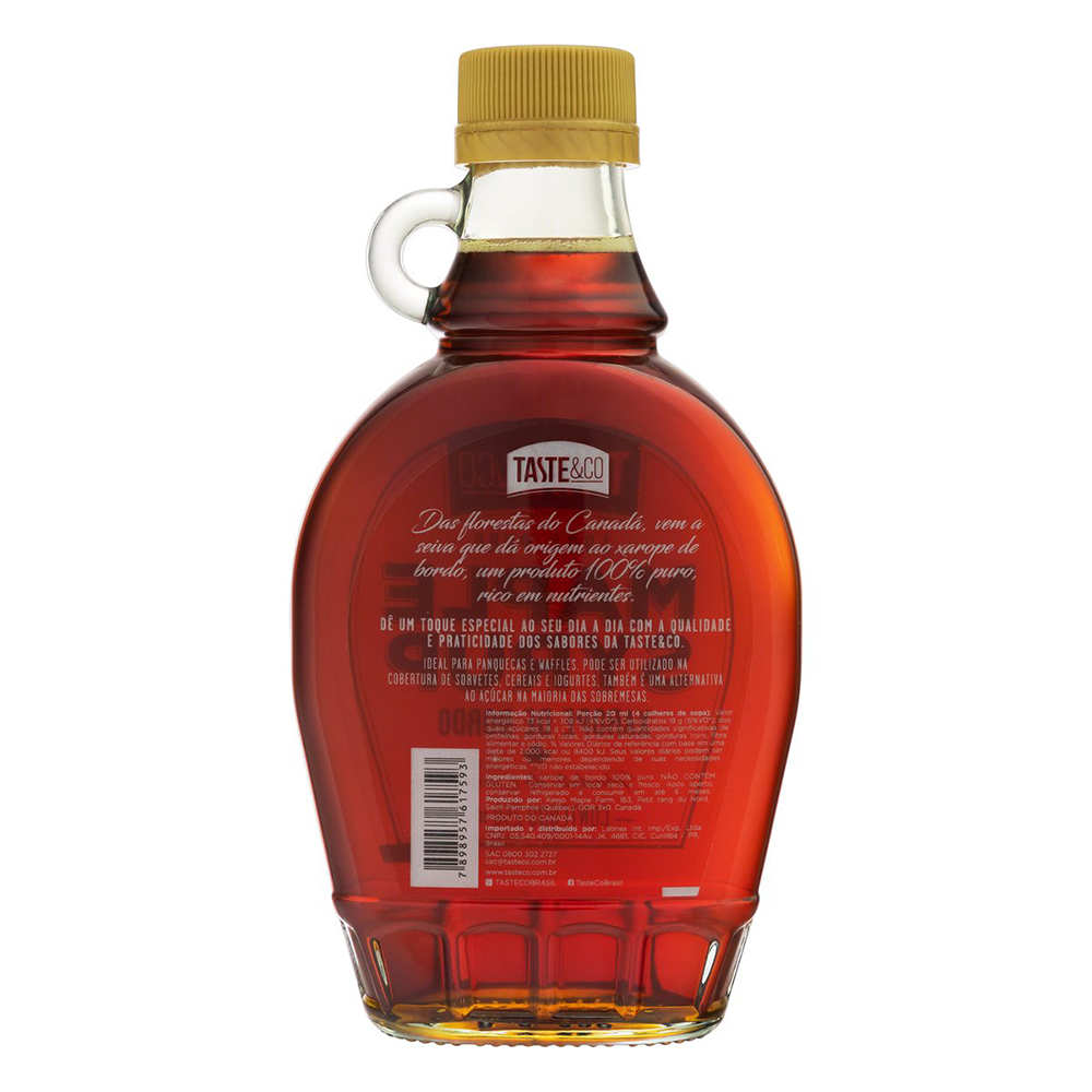 Calda de Maple/Maple Syrup/ Xarope de Bordo 250ml – Taste & Co.