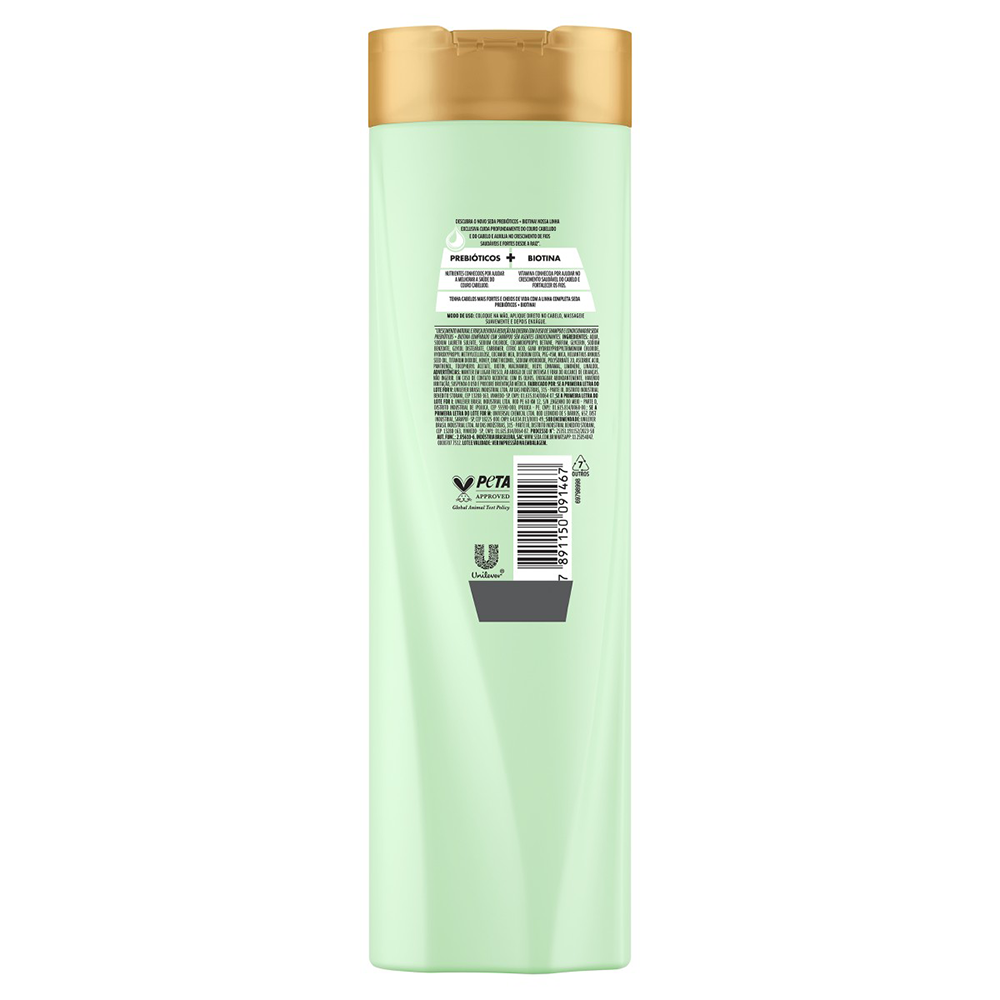 Shampoo Seda Prebióticos + Biotina Frasco 325ml - Sonda