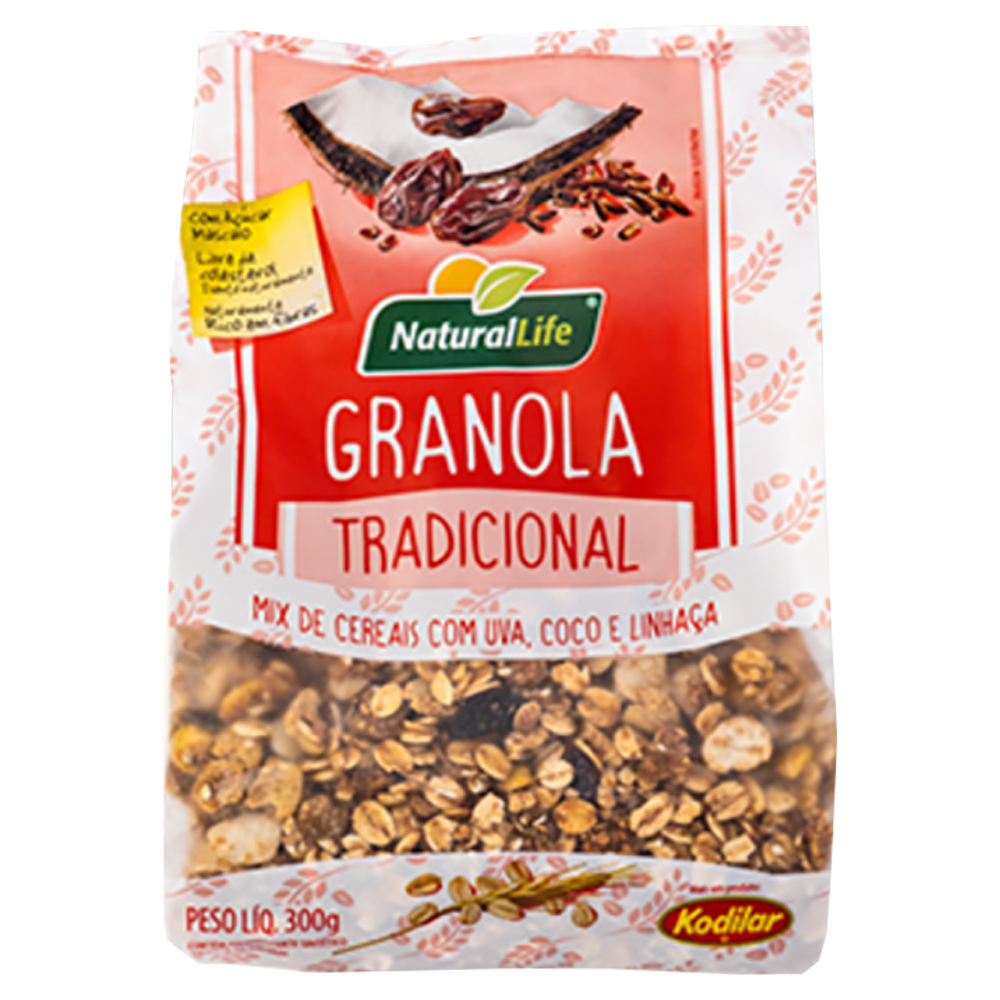 Granola Kodilar Natural Life Tradicional 300g - Sonda Supermercado Delivery