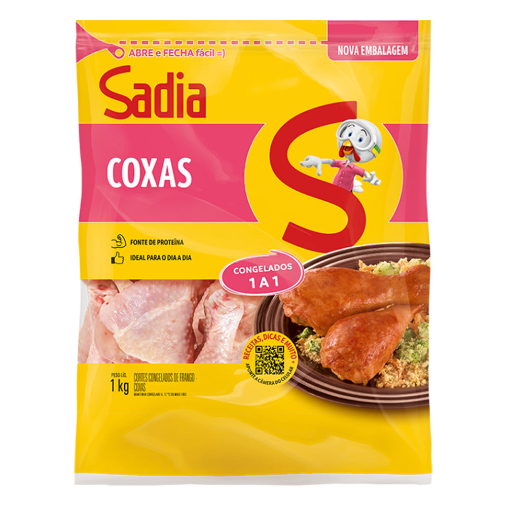 Coxa de Frango Congelada Sadia 1kg - Sonda Supermercado Delivery