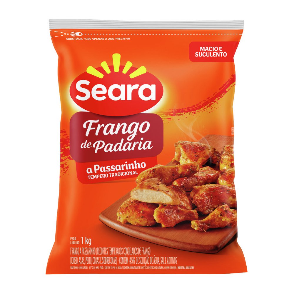 Petisco temperado Frango de Padaria Seara IQF 1kg - Sonda Supermercado  Delivery