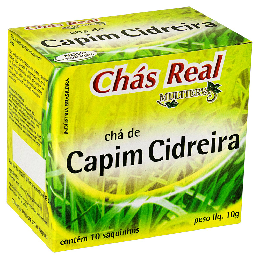 Ch Capim Cidreira Ch s Real Caixa 10g 10 Unidades Sonda