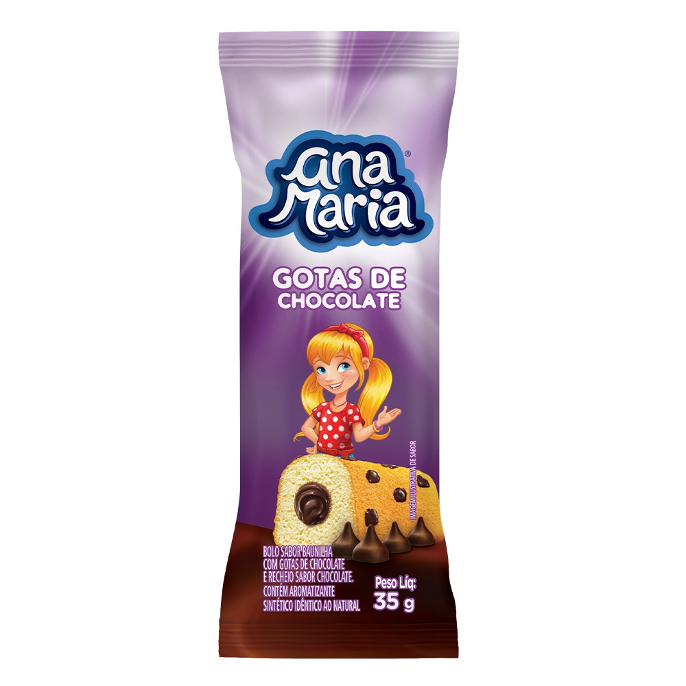 Bolinho Ana Maria Chocolate com Baunilha 35g - Sonda Supermercado Delivery