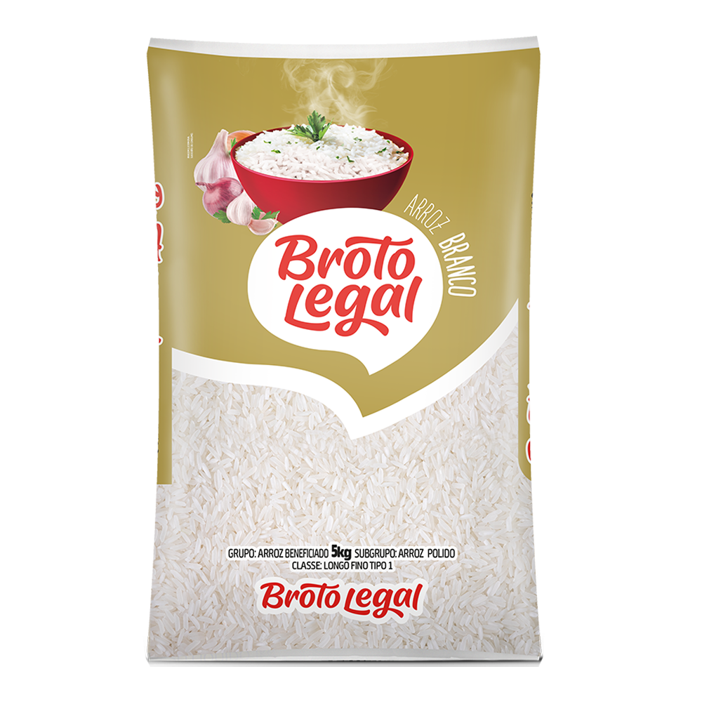 Arroz Branco Tipo 1 Broto Legal Pacote 5kg - Sonda Supermercado Delivery