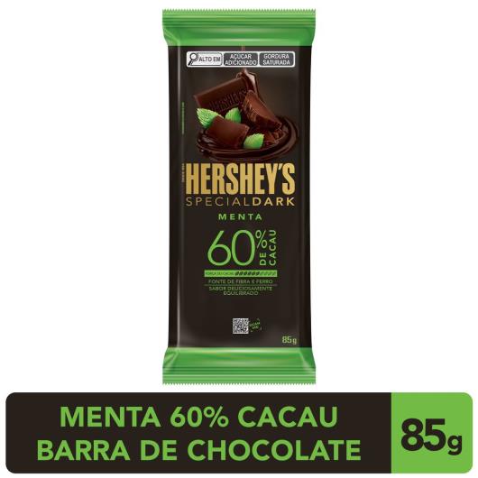 Barra de Chocolate Hershey's Special Dark Menta 60% Com 85g - Imagem em destaque