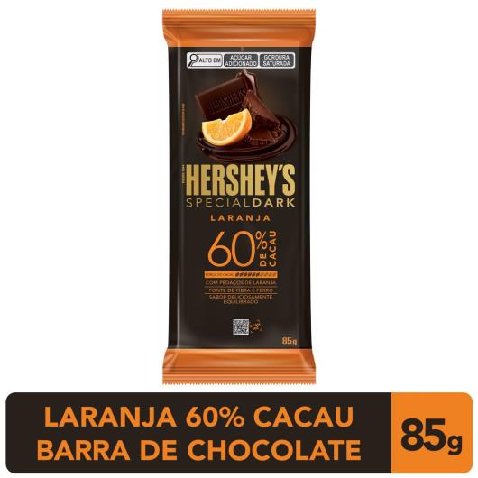 Chocolate Amargo 60% Cacau Laranja Hershey's Special Dark Pacote 85g - Imagem em destaque