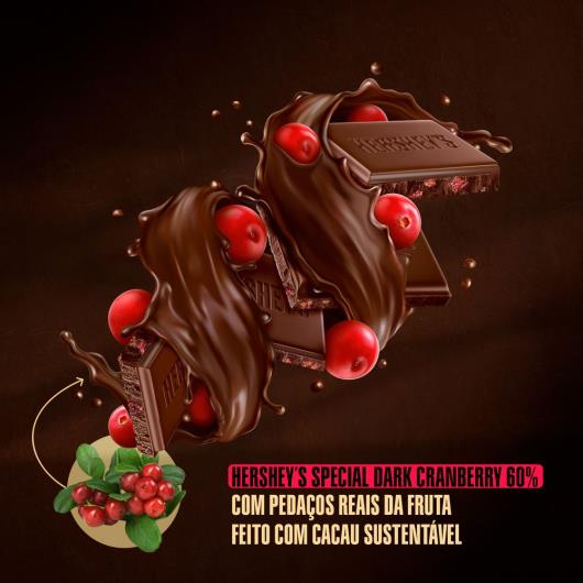Chocolate Hershey's Special Dark Cranberry 60% 85g - Imagem em destaque