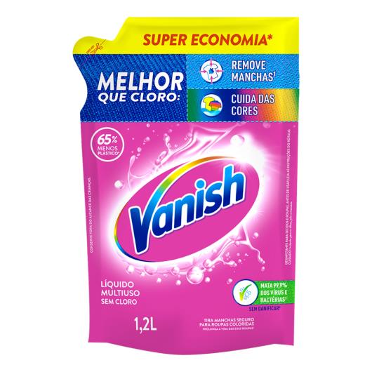 Tira-Manchas Líquido Multiuso sem Cloro Vanish Sachê 1,2l Super Economia - Imagem em destaque