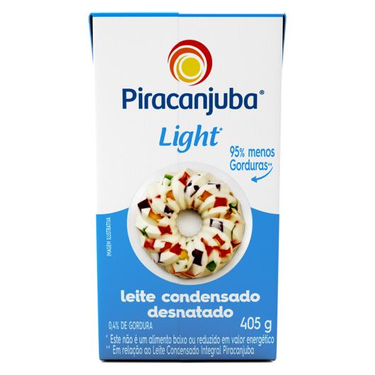 Leite Condensado Desnatado Light Piracanjuba Caixa 405g - Imagem em destaque