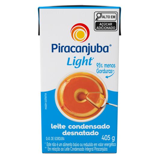 Leite Condensado Desnatado Light Piracanjuba Caixa 405g - Imagem em destaque