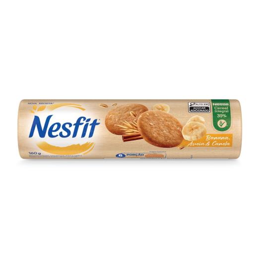 Biscoito NESFIT Banana, Aveia e Canela 160g - Imagem em destaque