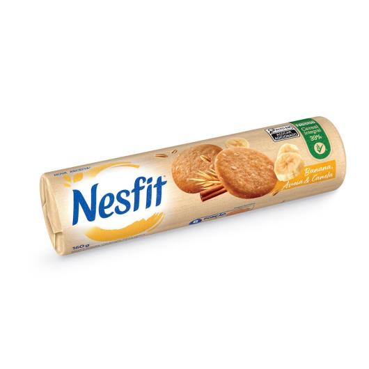 Biscoito NESFIT Banana, Aveia e Canela 160g - Imagem em destaque