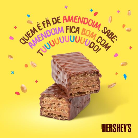 Wafer com Chocolate e Amendoim Hershey's 102g - Imagem em destaque