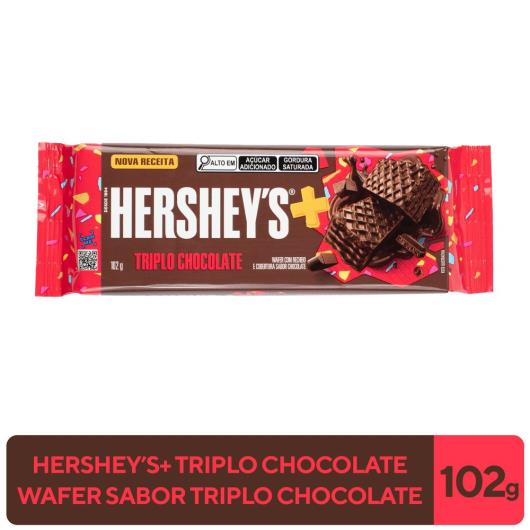 Wafer Triplo Chocolate Hershey's 102g - Imagem em destaque