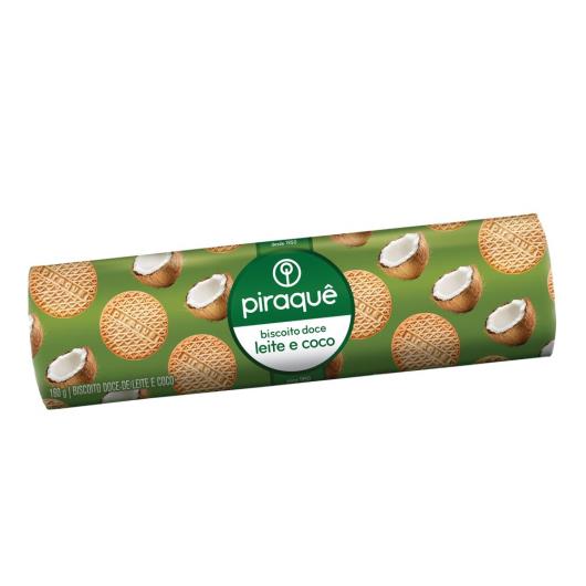 Biscoito Piraque Leite Maltado E Coco 160g - Sonda Supermercado Delivery