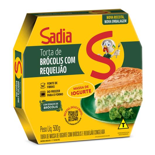 Torta Congelada Brócolis com Requeijão Sadia Caixa 500g - Imagem em destaque