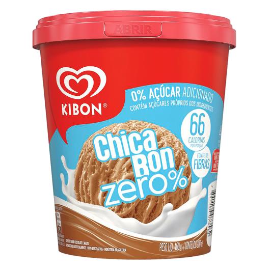 Sorvete Chicabon Kibon Zero% Pote 800ml - Imagem em destaque