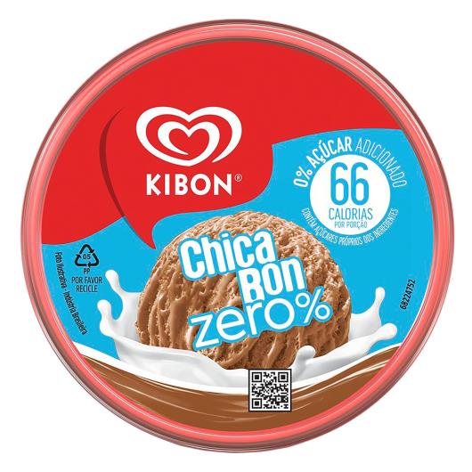 Sorvete Chicabon Kibon Zero% Pote 800ml - Imagem em destaque