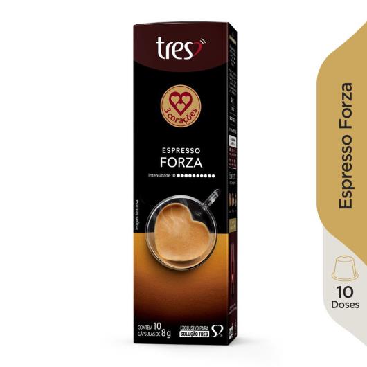 Capsula de Café Espresso Forza 3 Corações 10 unid - Imagem em destaque