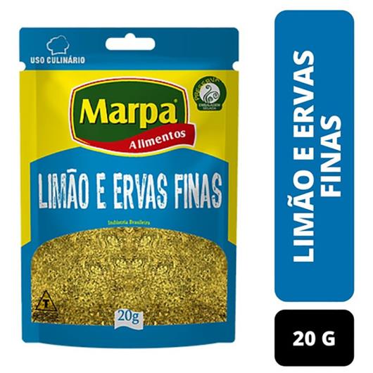 Limão E Ervas Finas Especiarias Tempero 20g Marpa - Imagem em destaque