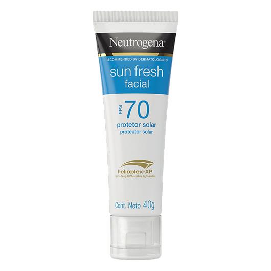 Protetor Solar Facial FPS 70 Neutrogena Sun Fresh Bisnaga 40g - Imagem em destaque