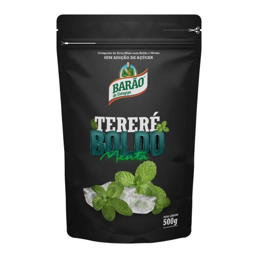 Composto de Erva-Mate Tereré Menta e Boldo Barão de Cotegipe Caixa 500g - Imagem em destaque