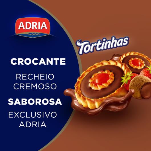 Biscoito tortinha Adria due trufa e geleia de morango 140g - Imagem em destaque