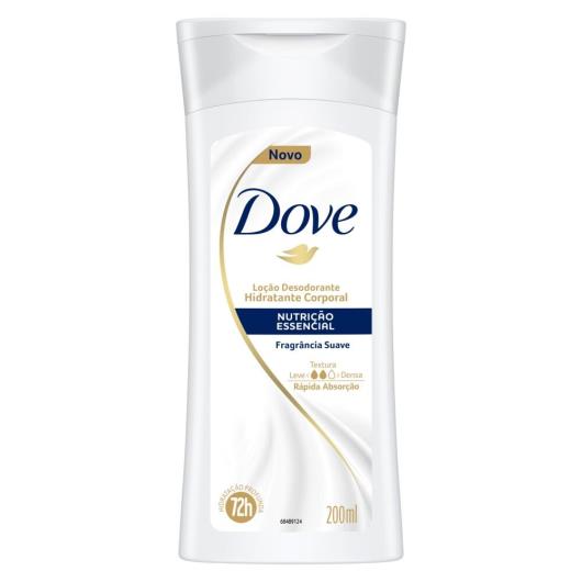 Loção Desodorante Hidratante Corporal DOVE Nutrição Essencial 200 ml - Imagem em destaque