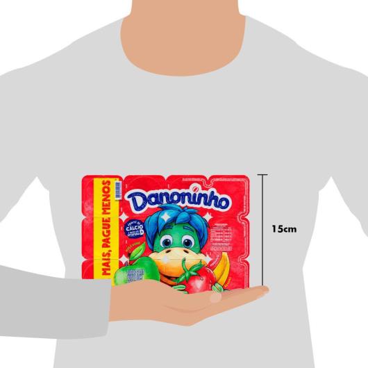 Danoninho Petit Suisse Morango , Banana e Maçã-Verde 480g 12 unidades - Imagem em destaque