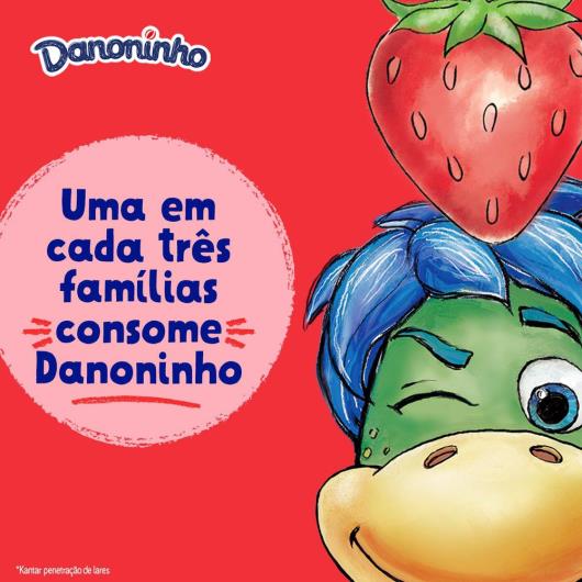 Danoninho Petit Suisse Morango , Banana e Maçã-Verde 480g 12 unidades - Imagem em destaque