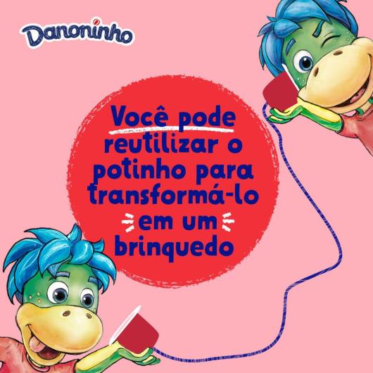 Danoninho Petit Suisse Morango , Banana e Maçã-Verde 480g 12 unidades - Imagem em destaque