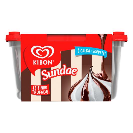 Sorvete Sundae Leitinho Trufado Kibon Pote 1,4L - Imagem em destaque