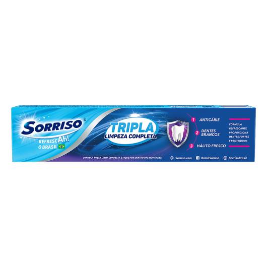 Creme Dental Sorriso Tripla Limpeza Completa Caixa 120g - Imagem em destaque