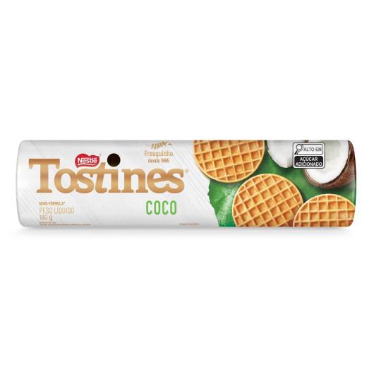 Biscoito TOSTINES Coco 160g - Imagem em destaque