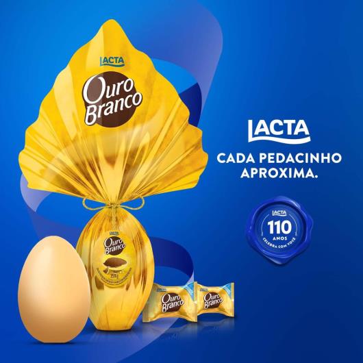 Ovo de Páscoa Ouro Branco 359g - Imagem em destaque