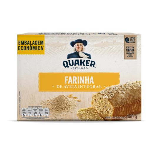 Farinha de Aveia Integral Quaker Embalagem Econômica 450g - Imagem em destaque