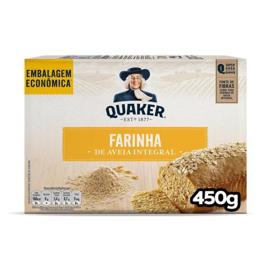 Farinha de Aveia Integral Quaker Embalagem Econômica 450g - Imagem em destaque