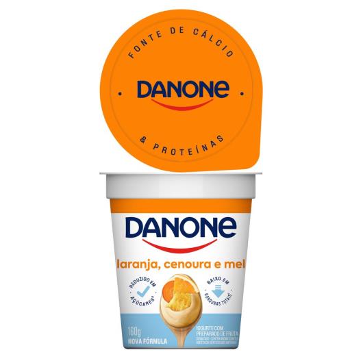 Iogurte Natural Danone Laranja Cenoura e Mel 160g - Imagem em destaque