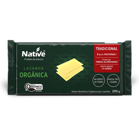 Massa Alimentícia Para Lasanha Native Orgânica 200g - Imagem em destaque