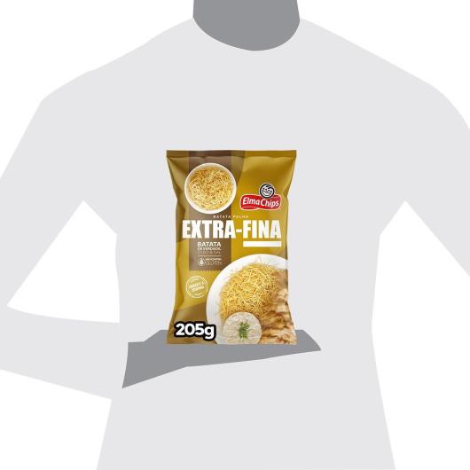 Batata Palha Extrafina Elma Chips Pacote 205g Embalagem Econômica - Imagem em destaque