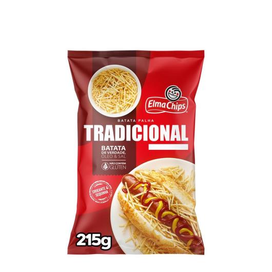 Batata Palha Tradicional Elma Chips Pacote 215g Embalagem Econômica - Imagem em destaque