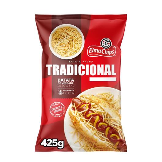 Batata Palha Tradicional Elma Chips Pacote 425g Embalagem Econômica - Imagem em destaque